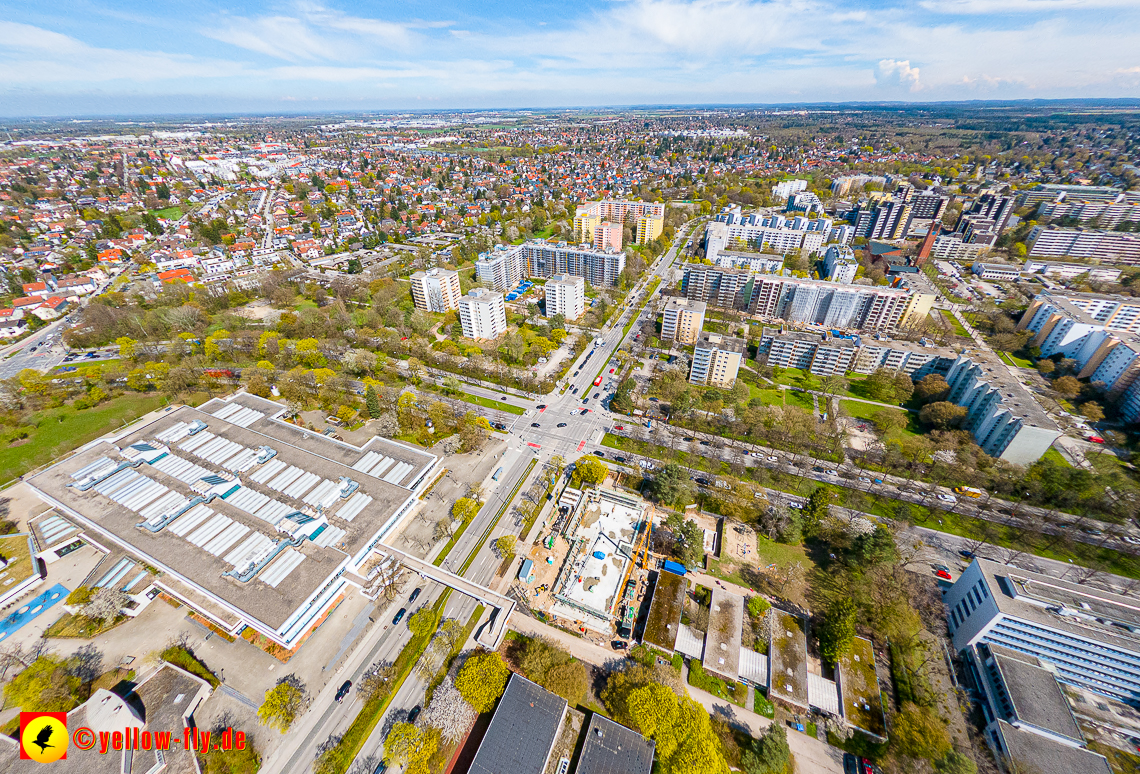 21.04.2023 - Baustelle der Großsanierung Kurt-Eisner-Straße in Neuperlach